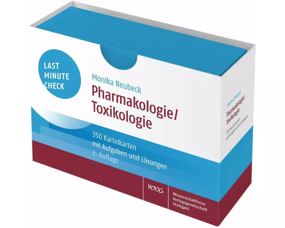 Last Minute Check - Pharmakologie/Toxikologie