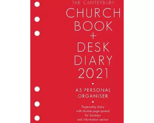 The Canterbury Church Book & Desk Diary 2021 A5 Personal Organiser Edition
