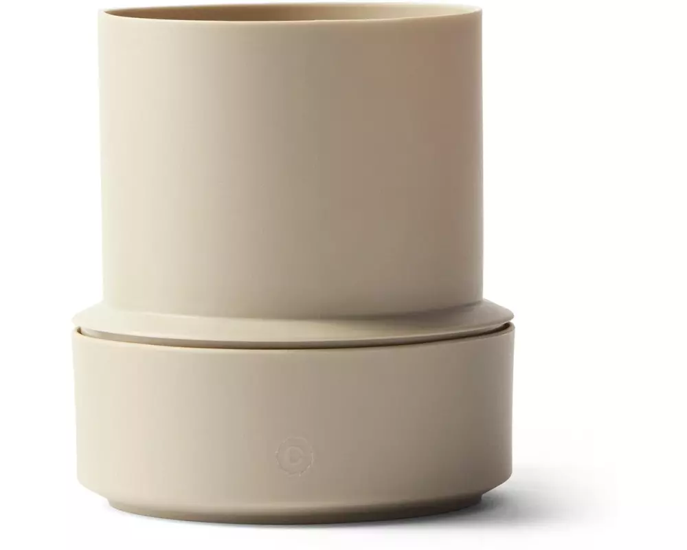 Crushgrind Topf Selbstbewässerung 14 cm, Beige