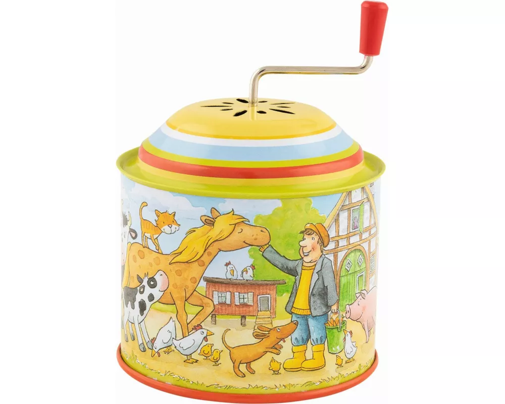 Musikspieldose, Bauernhof, Melodie: Old Mc Donald had a farm