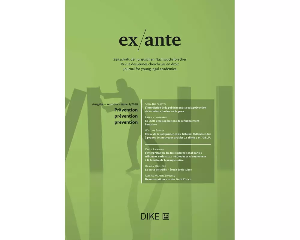ex/ante 1/2020 Prävention