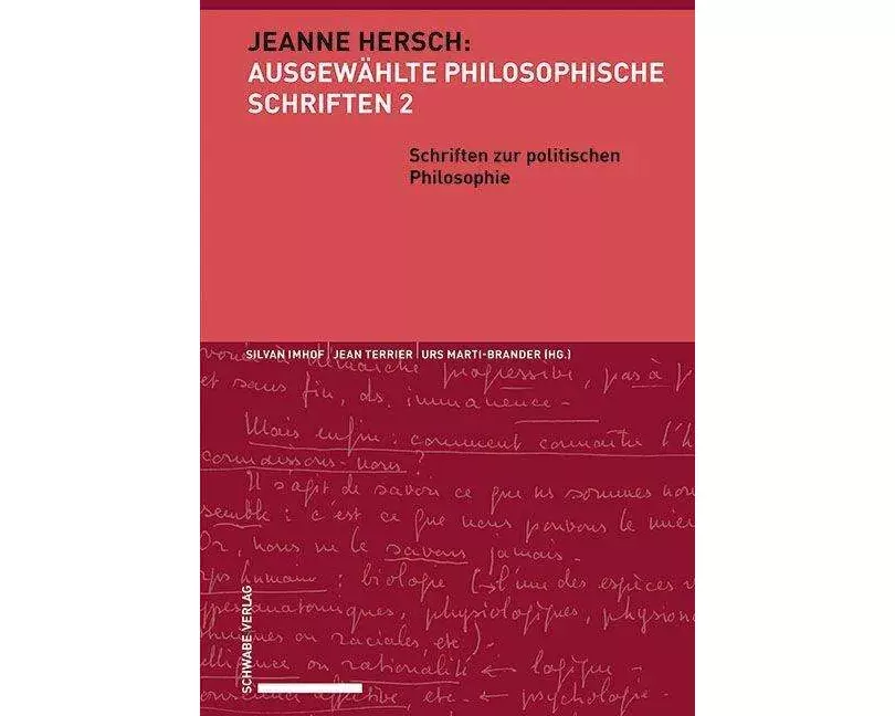 Schriften zur politischen Philosophie