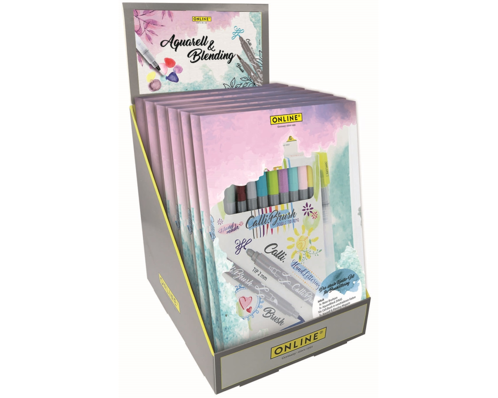 ONLINE Aquarell & Blending Display 18051/6 6 Sets