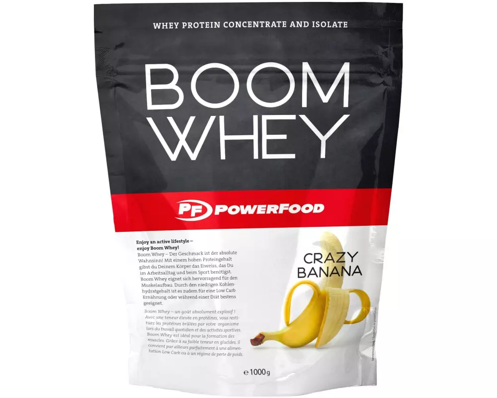 PowerFood Pulver Whey Banane 1000 g