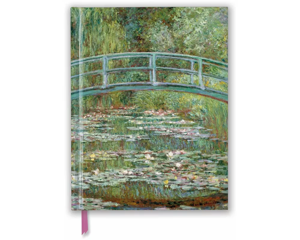 Claude Monet: Bridge over a Pond of Water Lilies (Blank Sketch Book)