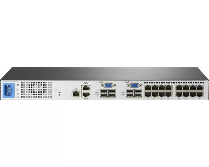 HPE KVM Console Switch 0x2x16 G3, PS2 Port and USP Support