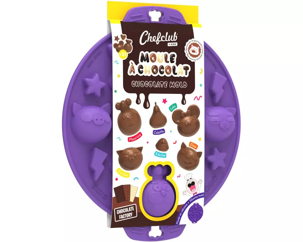 Chefclub Schokoladenform Lila