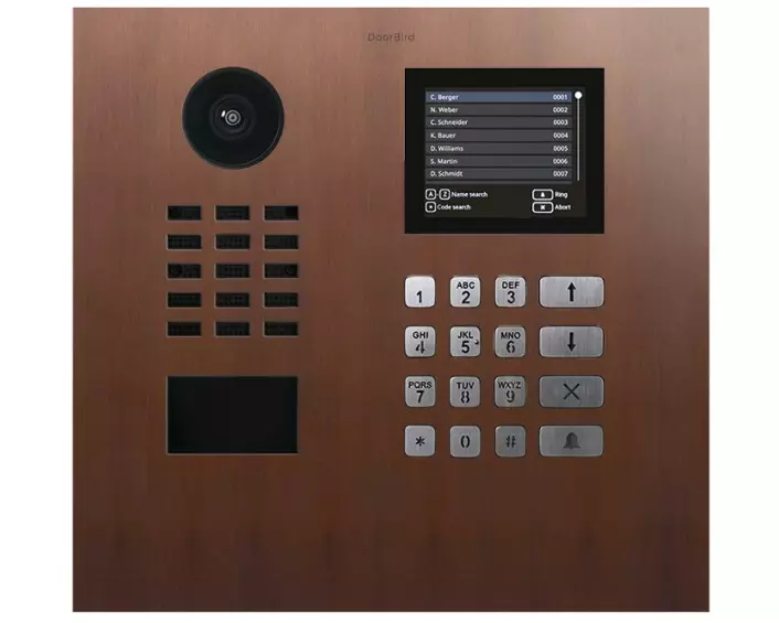 Doorbird D22DKH IP Video Türsprechanlage Baubronze