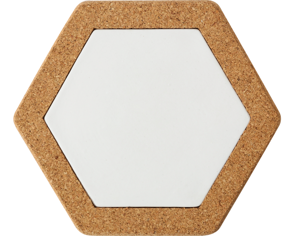 I AM CREATIVE Korkuntersetzer Hexagon 5000.48 19 x17 cm
