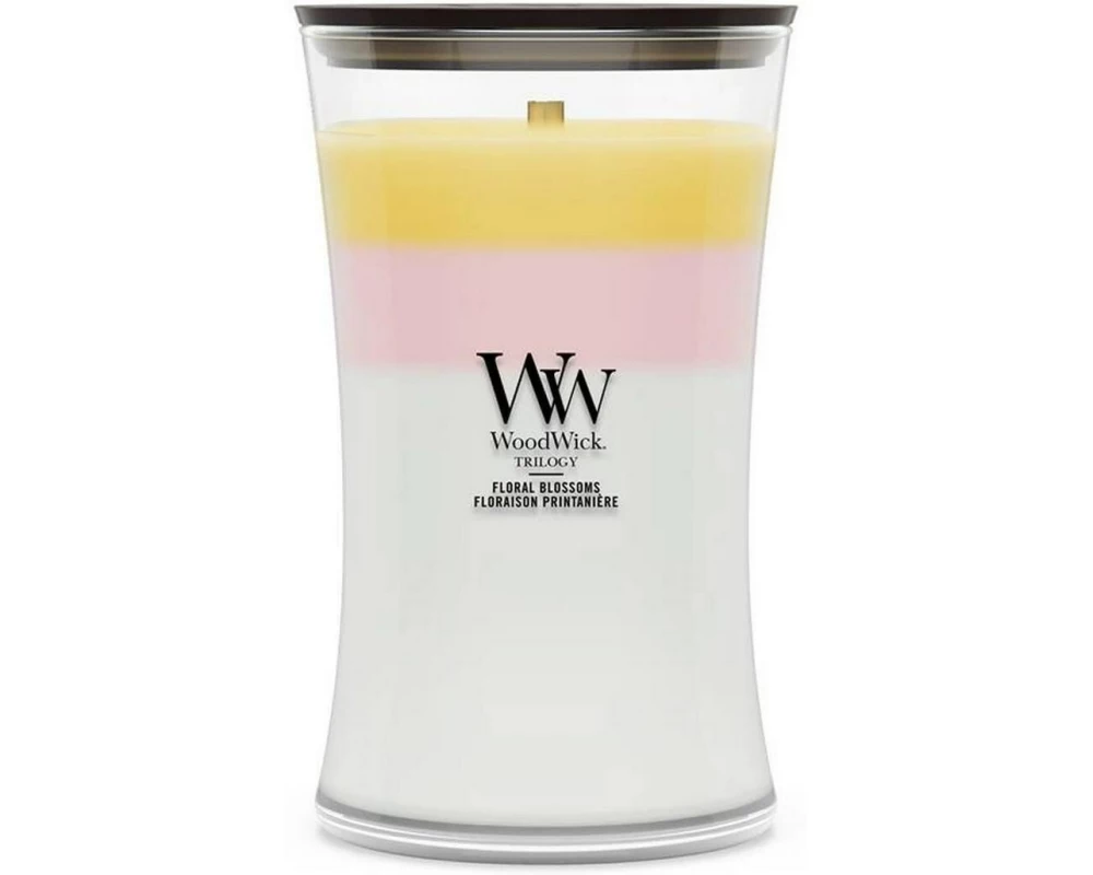 Woodwick Duftkerze Floral Blossoms Trilogy Large Jar