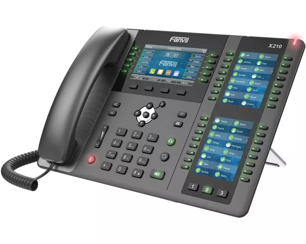 Fanvil Tischtelefon X210 V2 Schwarz