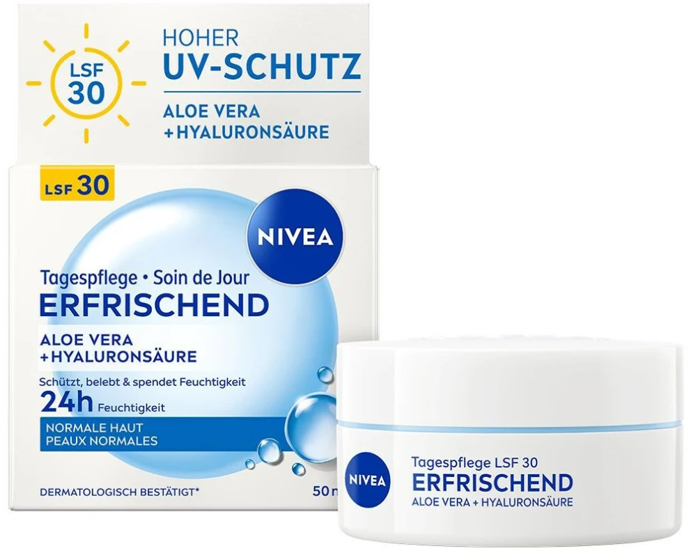 NIVEA Tagescrème Erfrischend LSF30 50 ml