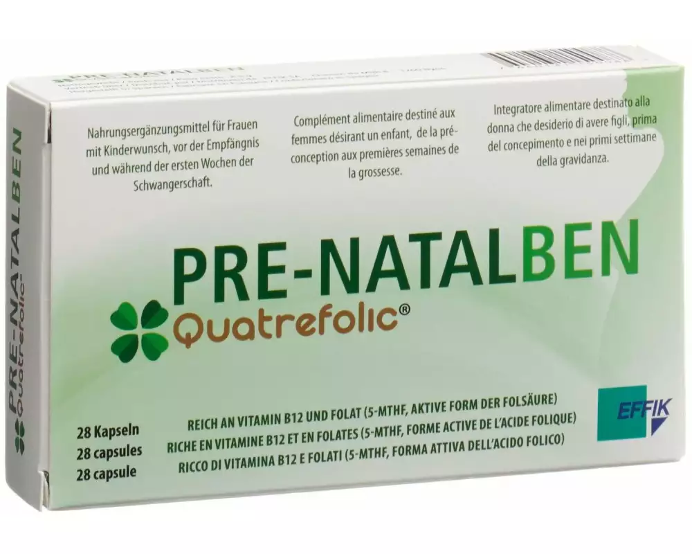 Natalben Pre-Natalben Quatrefolic 28 Kapseln