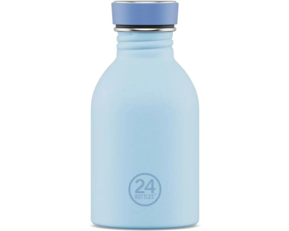 24Bottles Urban Bottle Breeze 250 ml, Weiss/Blau