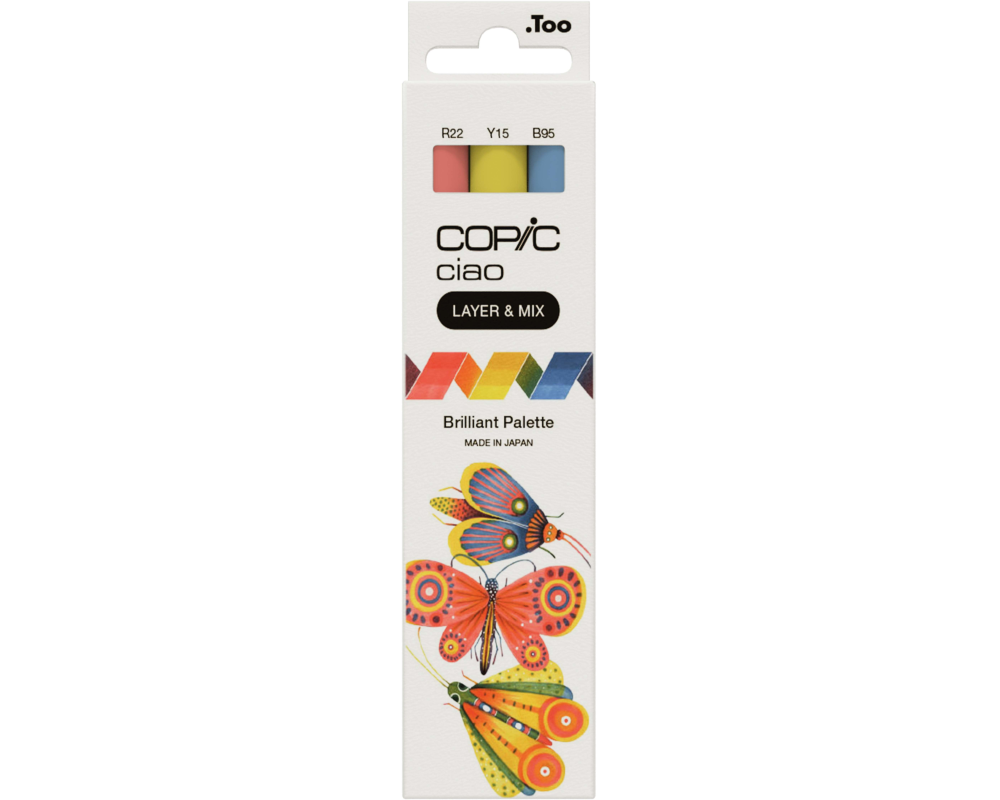 COPIC Marker Ciao 220750303 Brilliant Palette 3 Stück