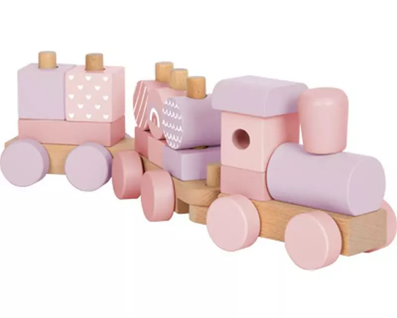 small foot Holzzug rosa Rosa