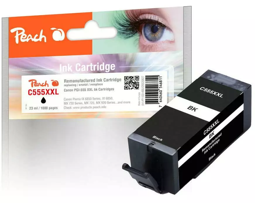 Peach Tinte Canon PGI-555XXL Black