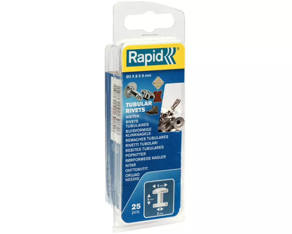Rapid Hohlnieten Ø 8 x 9 mm 25 Stück