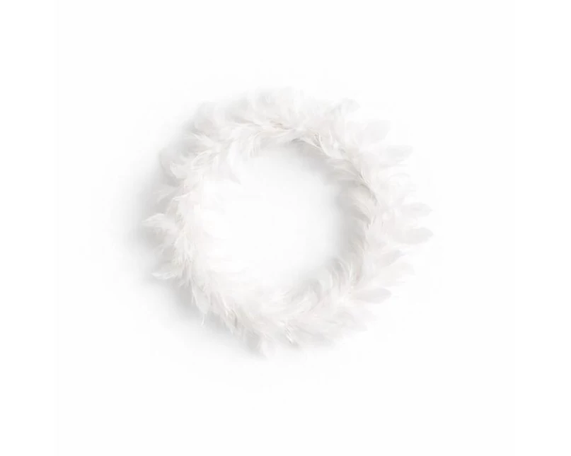 CHALET Osterkranz Svane 20 cm, Weiss