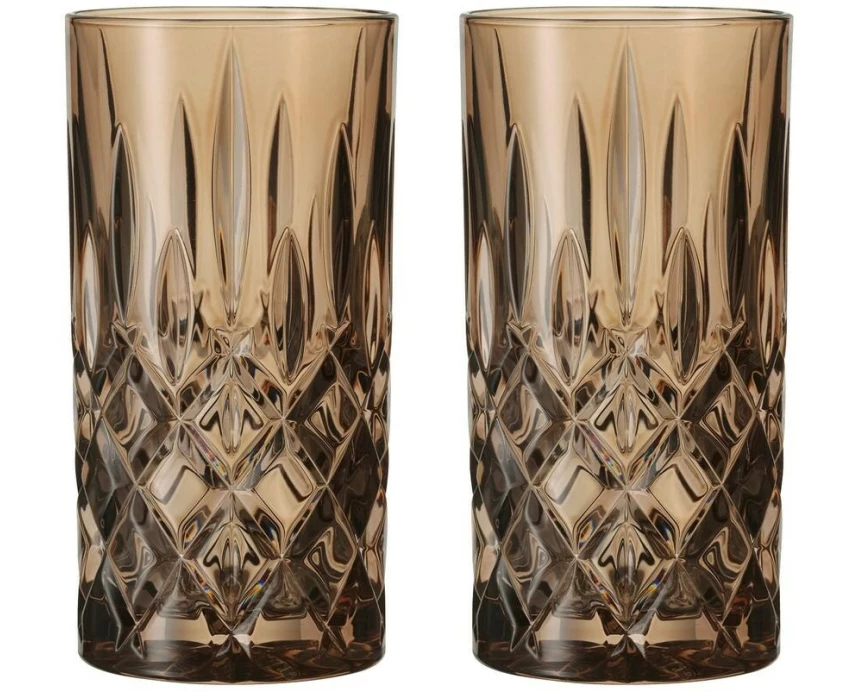 Nachtmann Longdrinkglas NOBLESSE, Tobacco, 2 Stück