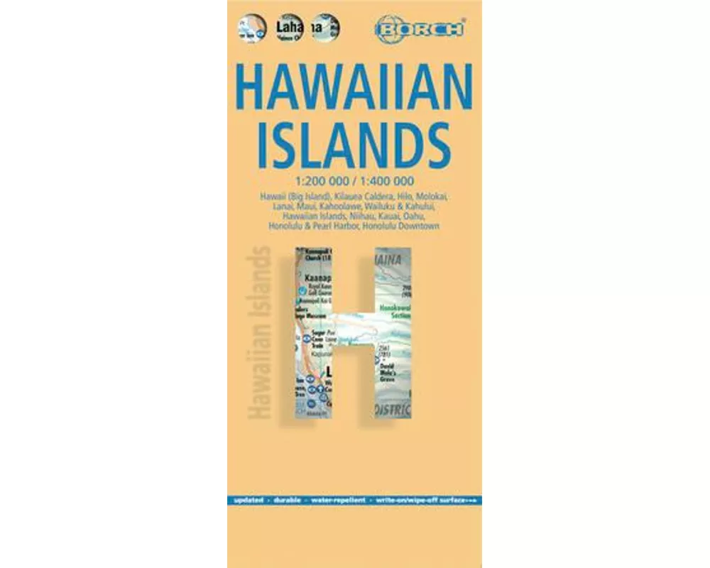 Hawaiian Islands, Hawaii, Borch Map