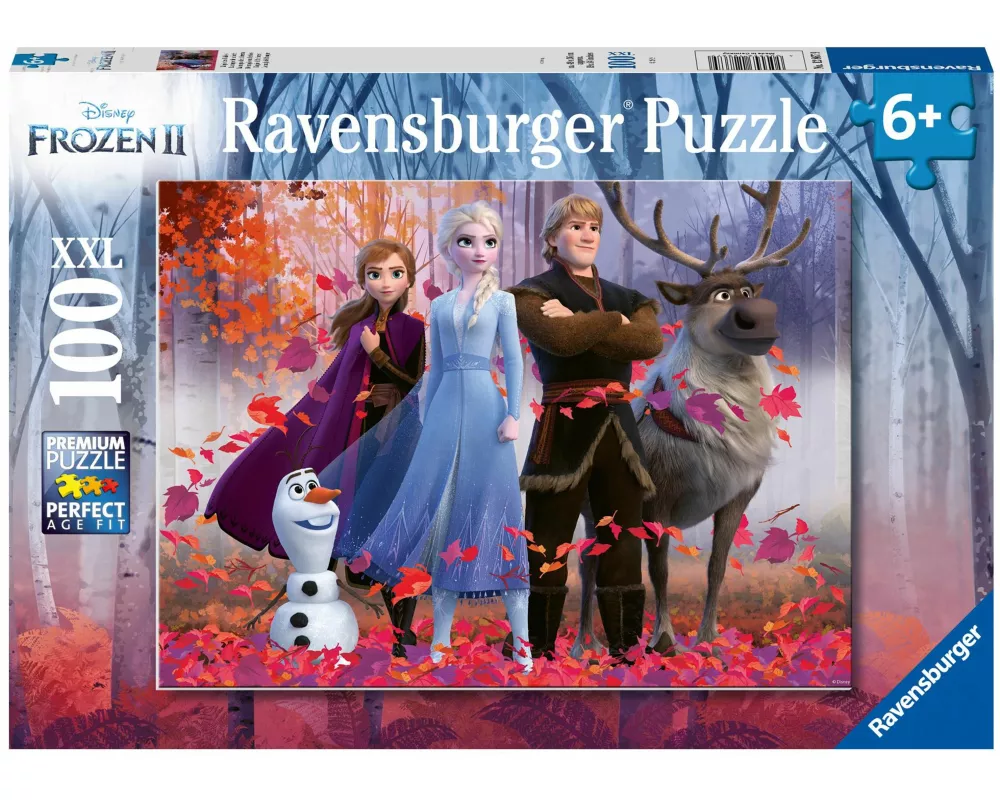 Kinderpuzzle 100 XXL Teile - Disney Die Eiskönigin 2 - Magie des Waldes