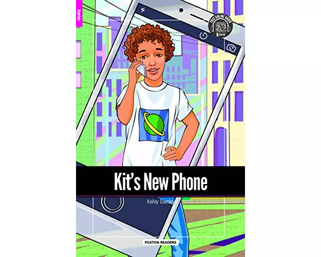 Kit's New Phone - Foxton Reader Starter Level (300 Headwords A1) with free online AUDIO