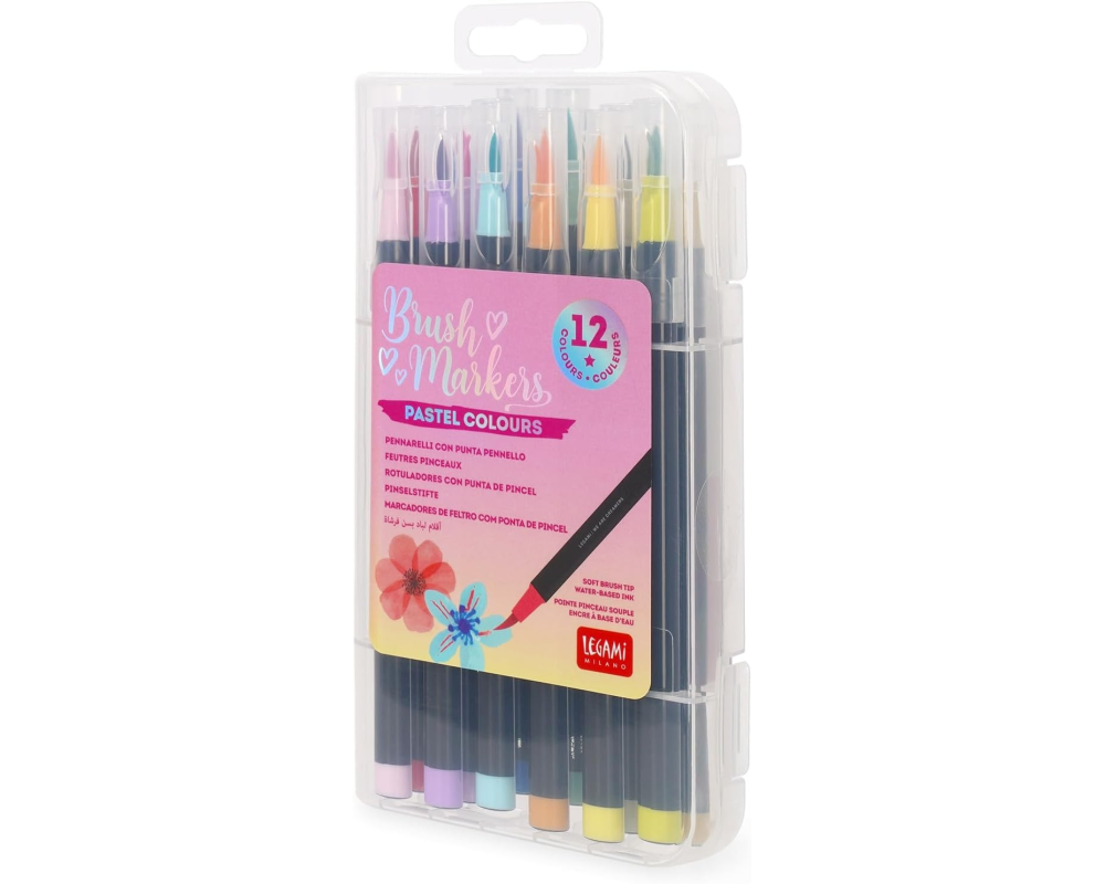 LEGAMI Brushpen BUMA0002 Pastell, 12 Farben