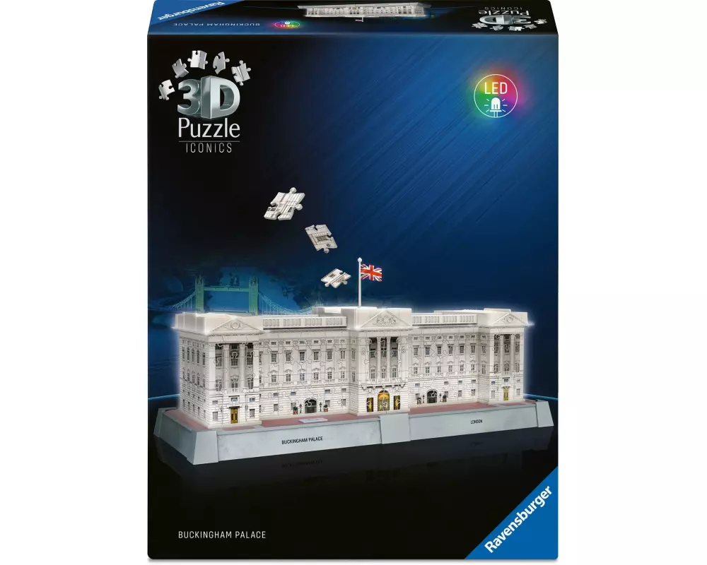 Ravensburger 3D Puzzle Iconics Buckingham Palace w. Light