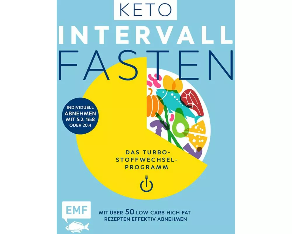 Keto-Intervallfasten – Das Turbo-Stoffwechselprogramm – Mit über 50 Low-Carb-High-Fat-Rezepten effektiv abnehmen