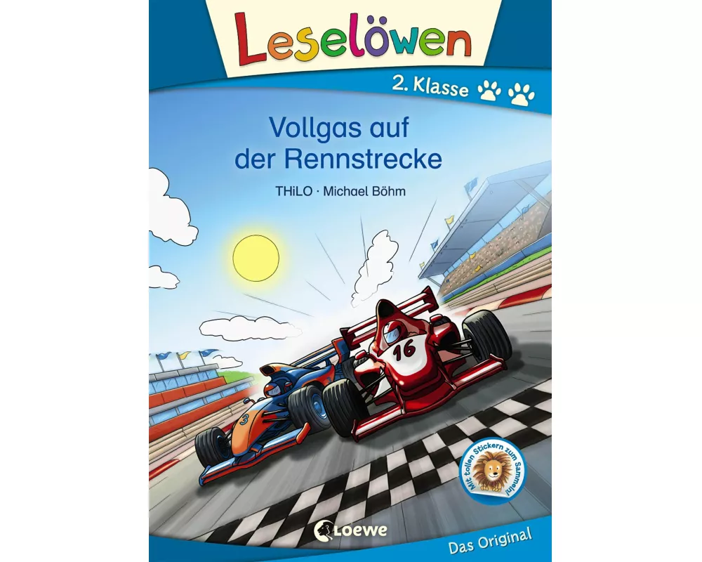 Leselöwen 2. Klasse - Vollgas auf der Rennstrecke