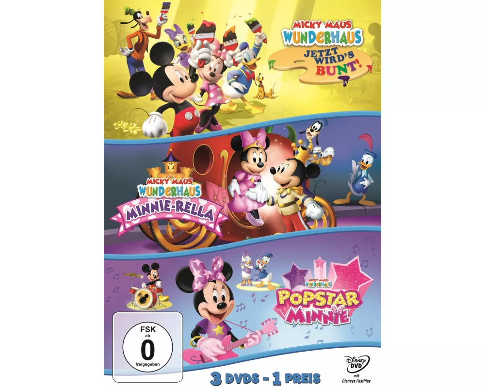 Micky Maus Wunderhaus - Jetzt wirds bunt! & Minnie-Rella & Popstar Minnie