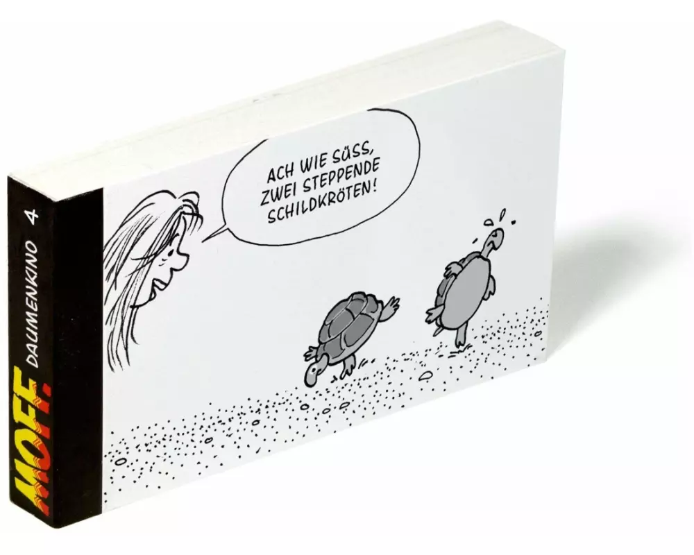MOFF. Daumenkino Nr. 4 - Steppende Schildkröten