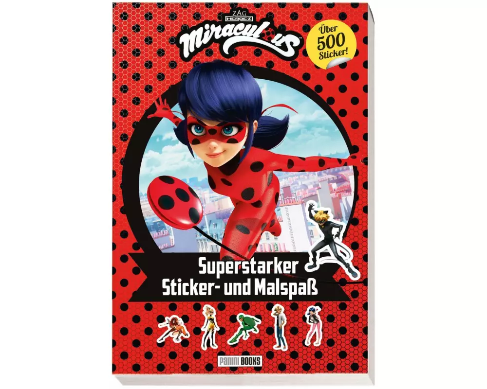 Miraculous: Superstarker Sticker- und Malspaß