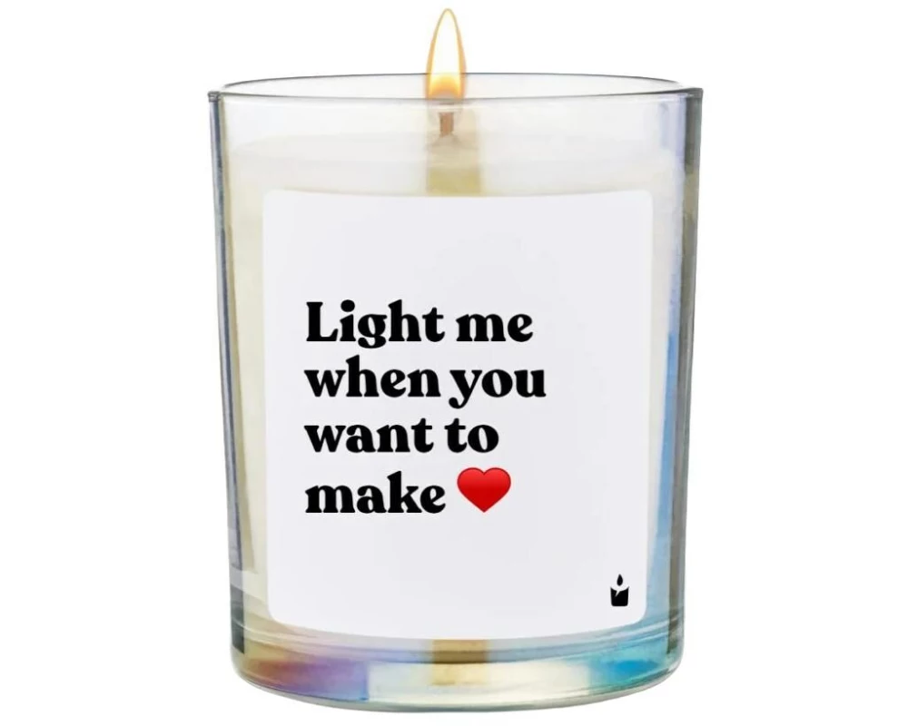 ChattyCandles Duftkerze Light me when you want make love 6.7 x 8 cm