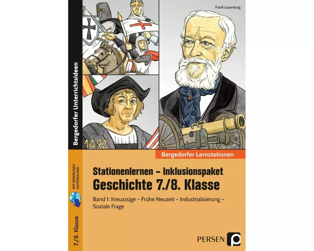 Stationenlernen Geschichte 7/8 Band 1 - inklusiv