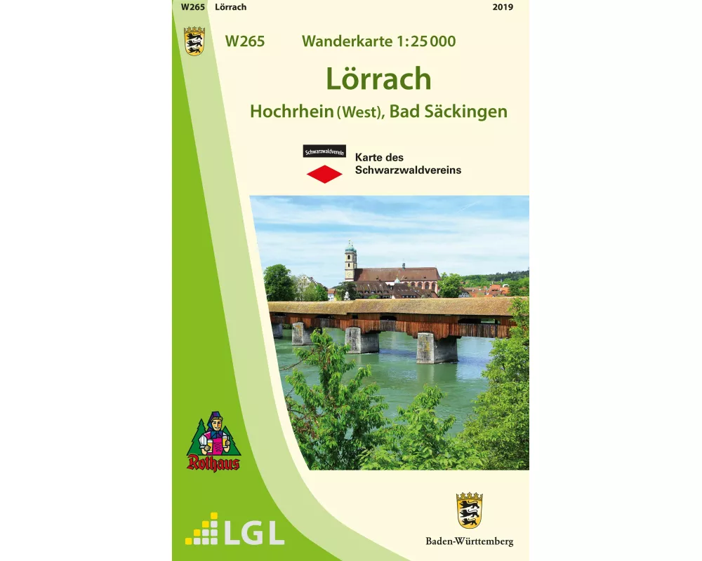 W265 Wanderkarte 1:25 000 Lörrach