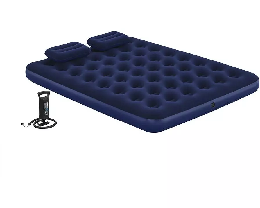 Bestway Luftbett Queen Blau, 203 x 152 x 22 cm