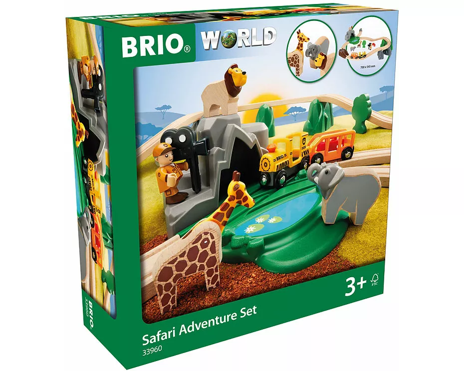 BRIO World - Großes Bahn Safari Set