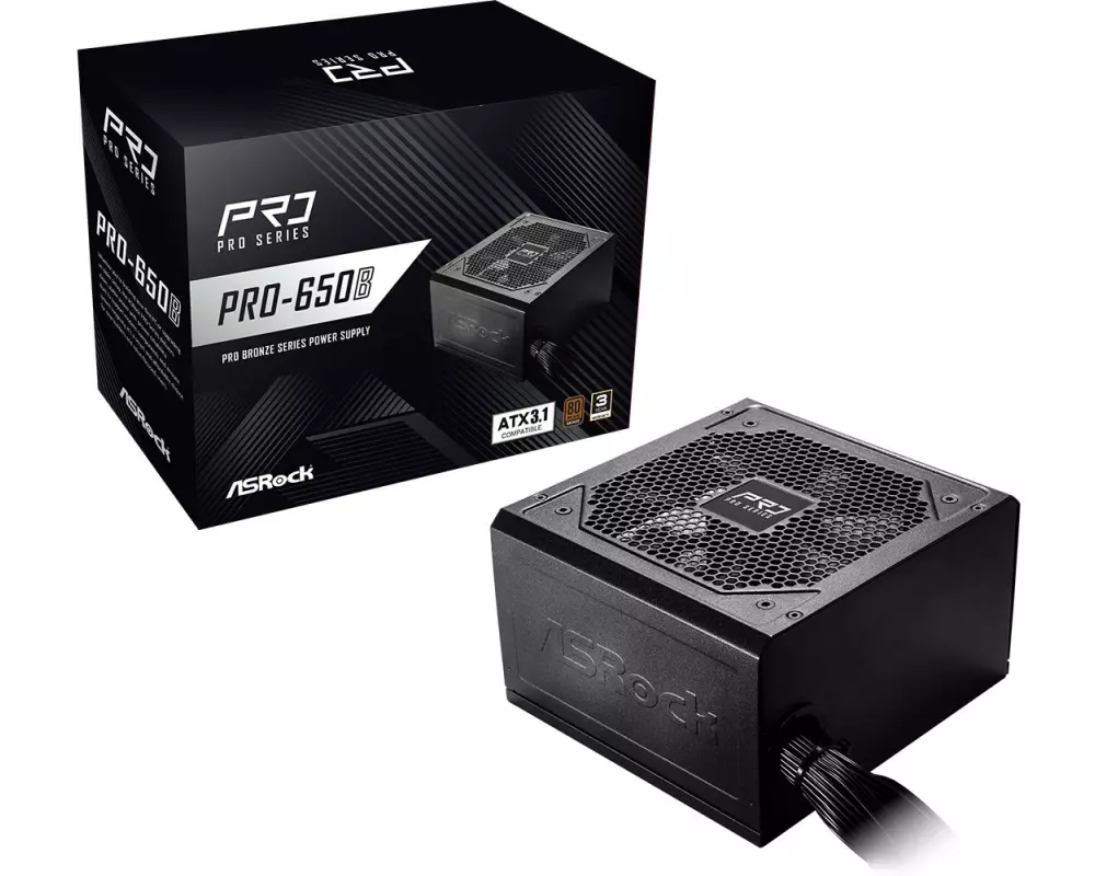 ASRock Netzteil Pro Series PRO-650B 650 W