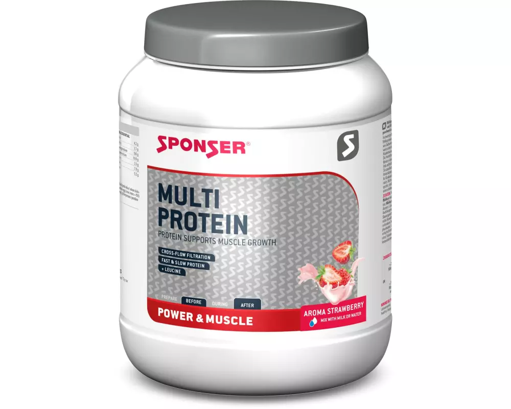 Sponser Pulver Multi Protein CFF Erdbeere 850 g