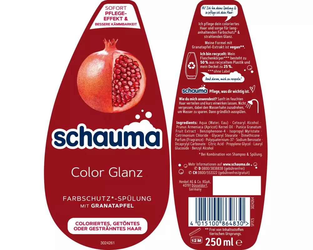 Schwarzkopf Schauma Haarspülung Color Glanz 250 ml