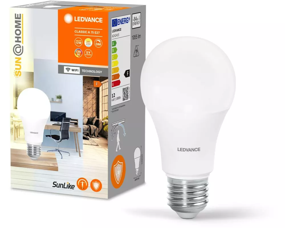 Ledvance Leuchtmittel Sun@Home Classic, 12W, E27. TW