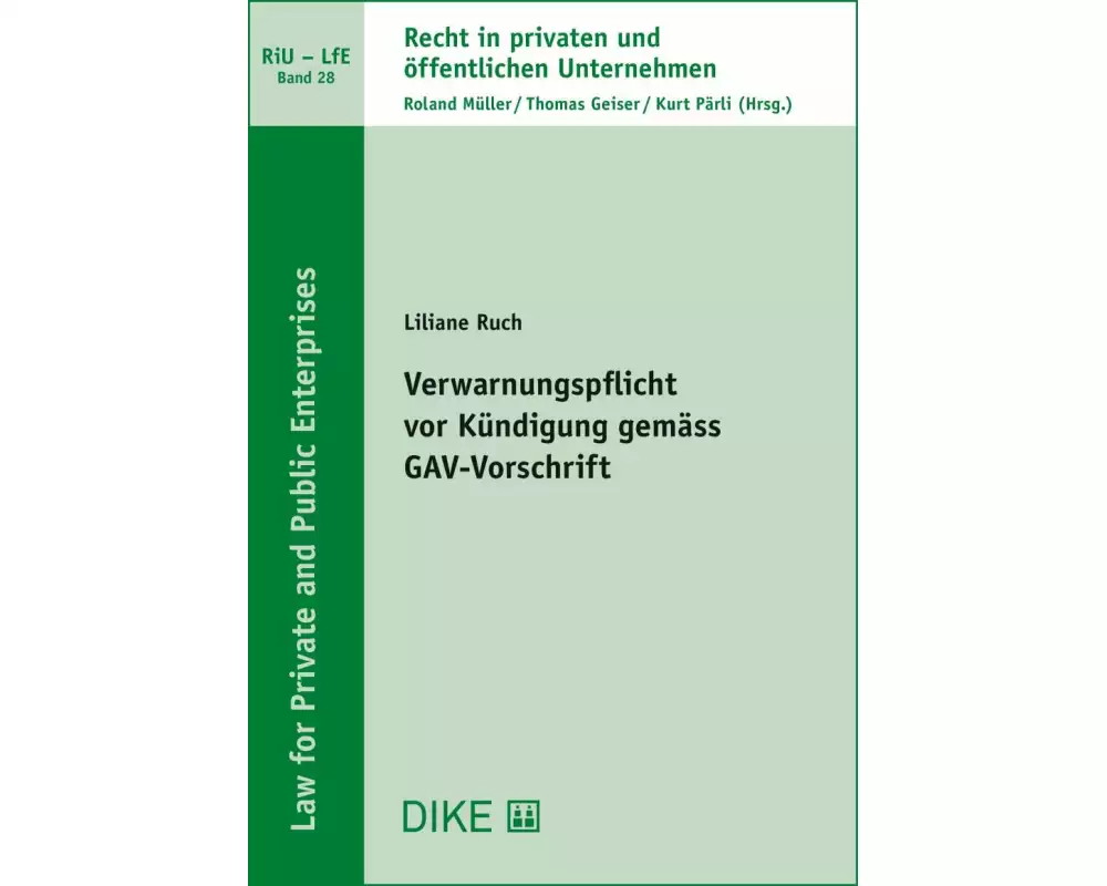 Verwarnungspflicht vor Kündigung gemäss GAV-Vorschrift