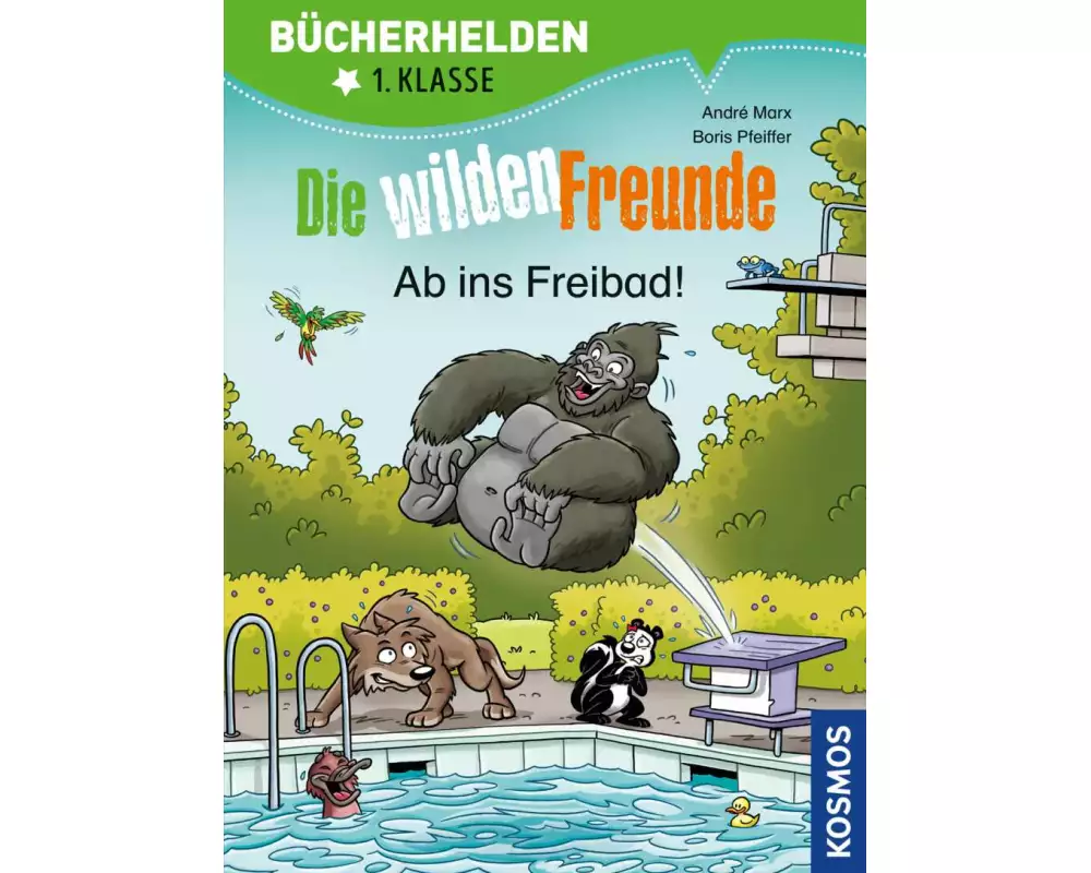 Die wilden Freunde, Bücherhelden 1. Klasse, Ab ins Freibad!