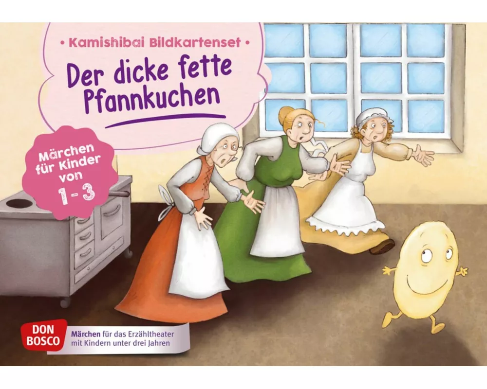 Der dicke fette Pfannkuchen. Kamishibai Bildkartenset