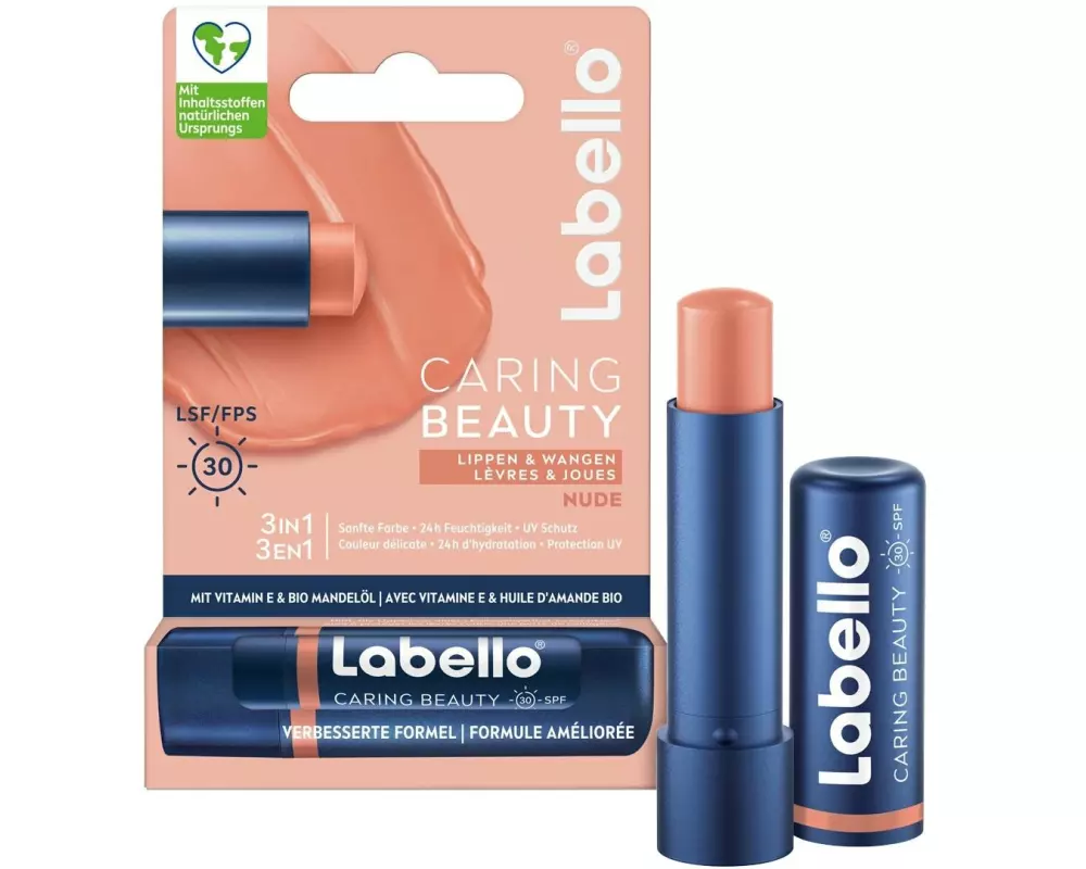 LABELLO Lippenbalsam Caring Beauty Lip Nude 4.8 g