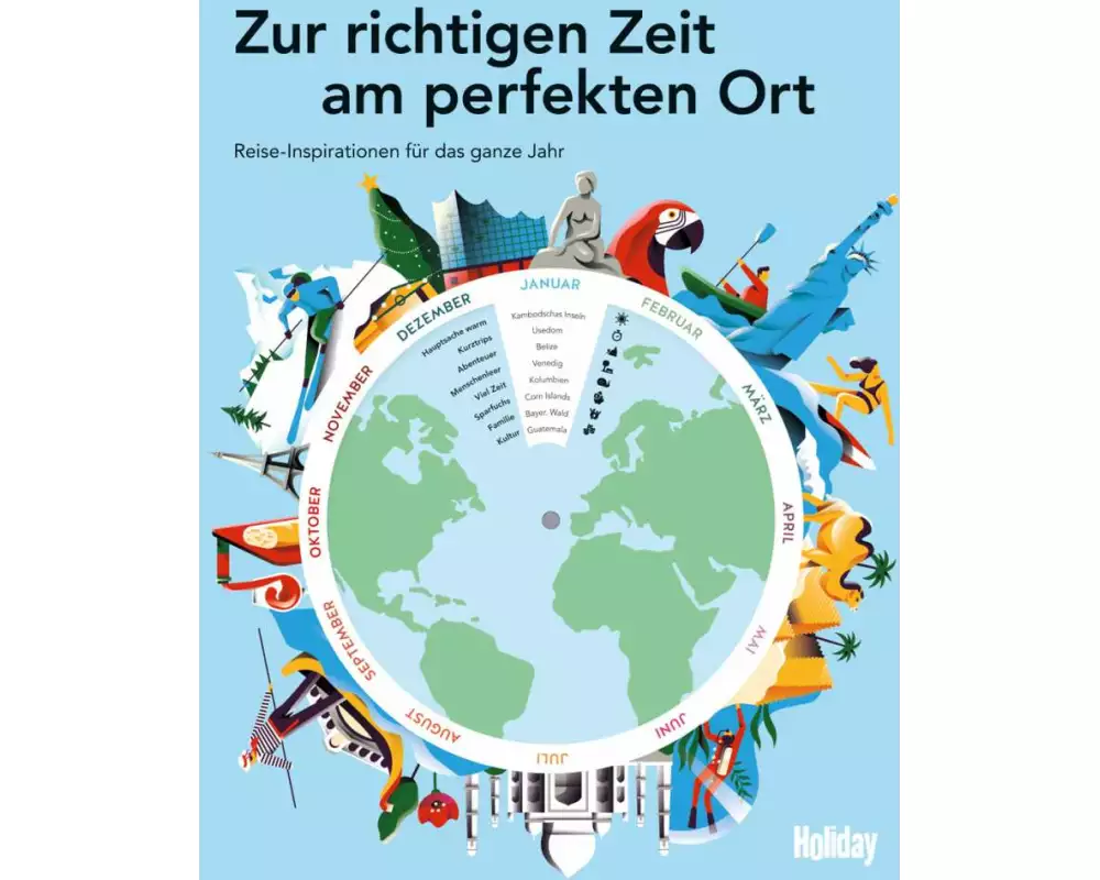 HOLIDAY Reisebuch: Zur richtigen Zeit am perfekten Ort