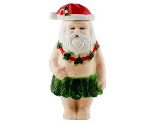 TIKI COLLECTION Cocktailbecher Santa Tiki Mug 450 ml, 1 Stück, Mehrfarbig