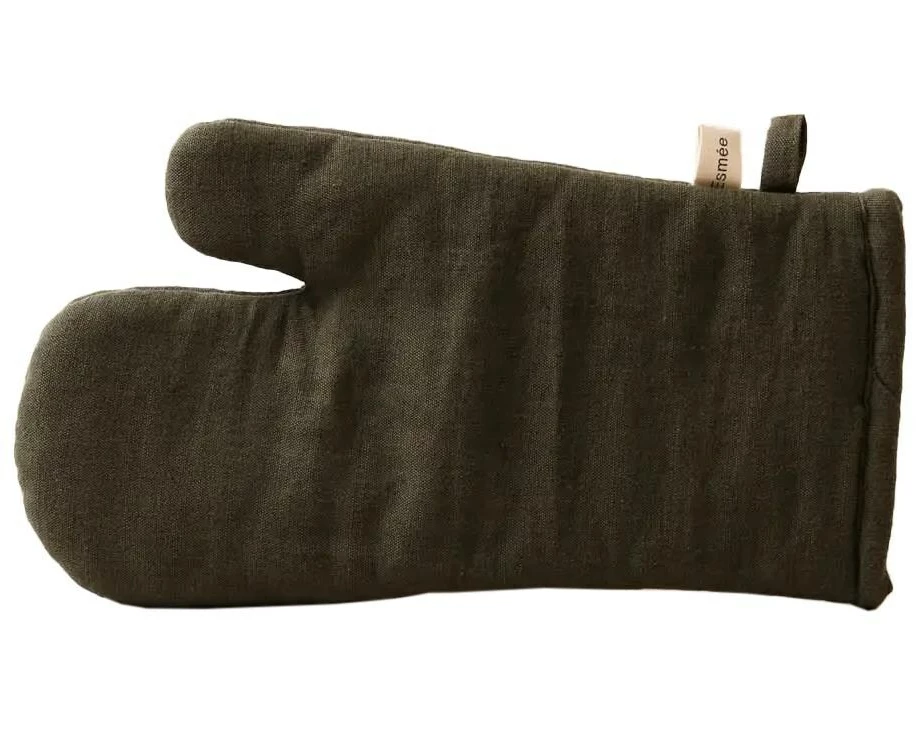 Esmée Nura Ofenhandschuh Olivgrün